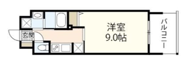 プライマル広島駅の物件間取画像